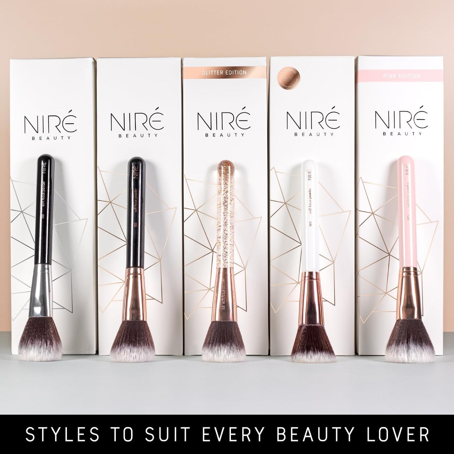 Beauty Set Pennelli Make up Professionali 15 Pezzi: Pennelli Trucco Vegani, Blender, Porta Pennelli, Pulitore Pennelli Trucco, Guida E Box Regalo