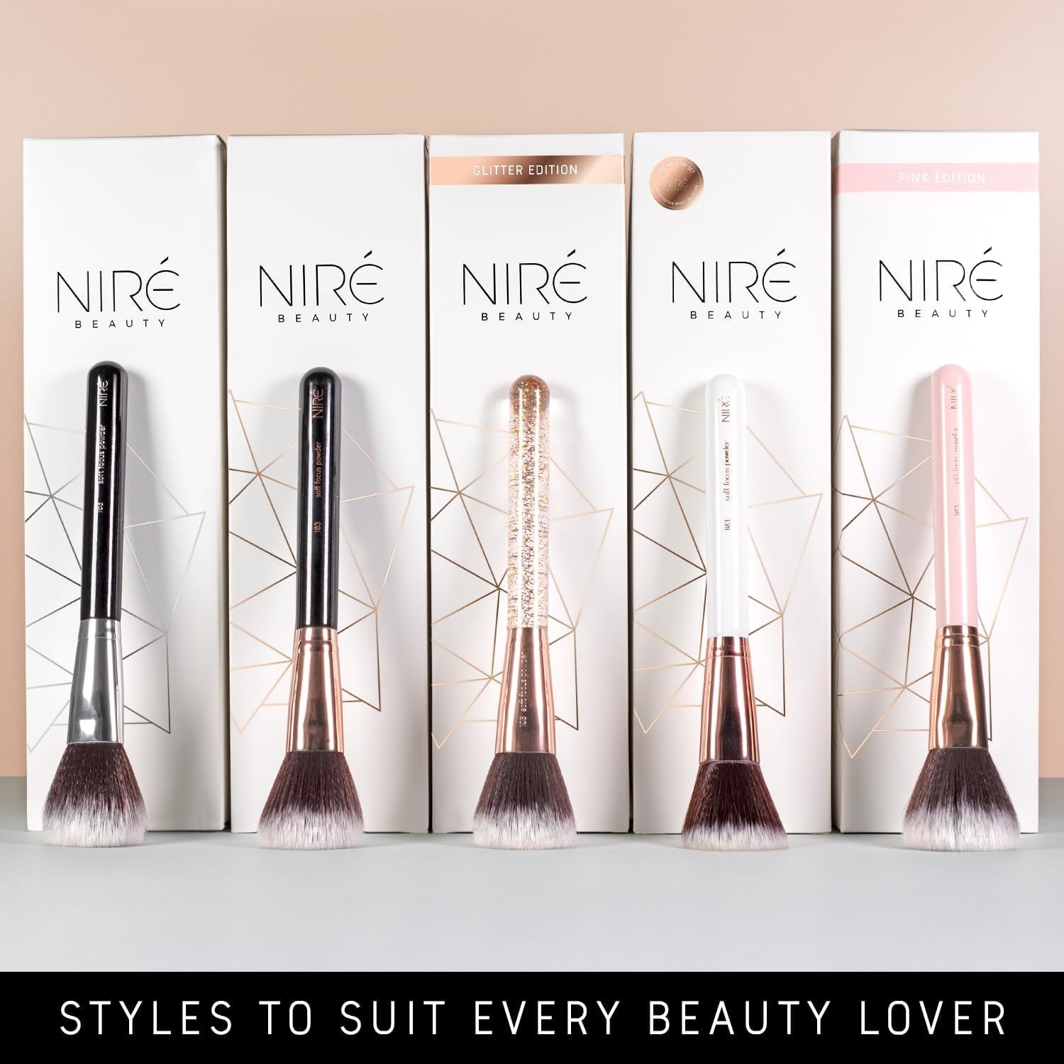 Beauty Set Pennelli Make up Professionali 15 Pezzi: Pennelli Trucco Vegani, Blender, Porta Pennelli, Pulitore Pennelli Trucco, Guida E Box Regalo